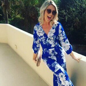 Fleur by Yumi Kim Jumpsuit - XS - Floral Jumpsuit- Anthropologie- Resort wear